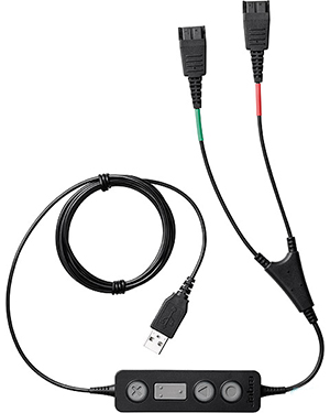 Jabra Link 265 Supervisor Cord QD to USB Y Fold (265-09)