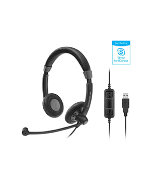 Sennheiser SC 70 USB MS BLACK Wired Headset (506502)