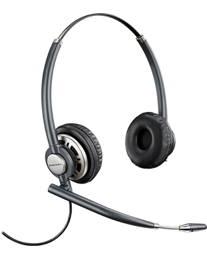 Plantronics HW720 EncorePro Wideband Binaural Noise-Cancelling Headset (78714-101)