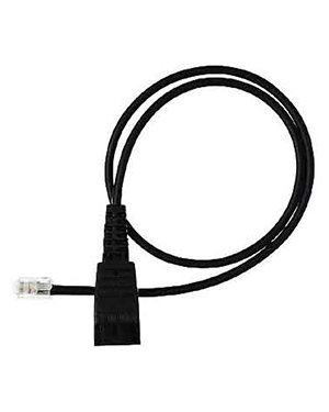 Jabra Cord - QD to RJ9 0.5m Straight (8800-00-01)