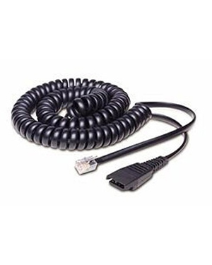 Jabra Headset Cord - QD to RJ9 2m Curly (8800-01-01)