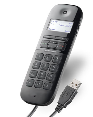 Plantronics P240 Calisto 240 USB Handset for softphones (Skype Cisco Avaya) (57240-001)