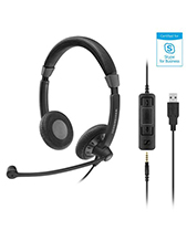 Epos | Sennheiser Impact Sc 75 USB MS Duo Headset With 3.5 Mm Jack and USB Connection Epos | Sennheiser Impact Sc 75 USB MS Duo Headset With 3.5 Mm Jack and USB Connection