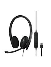 EPOS|Sennheiser ADAPT 160T USB II Wired USB-A Stereo MS Certified Headset with In-line Call Control (1000901) EPOS|Sennheiser ADAPT 160T USB II Wired USB-A Stereo MS Certified Headset with In-line Call Control (1000901)