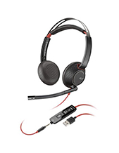 Plantronics Blackwire C5220 UC Stereo USB-A & 3.5mm Corded Headset Plantronics Blackwire C5220 UC Stereo USB-A & 3.5mm Corded Headset