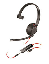 Plantronics Blackwire C5210 UC Mono USB-A & 3.5mm Corded Headset Plantronics Blackwire C5210 UC Mono USB-A & 3.5mm Corded Headset