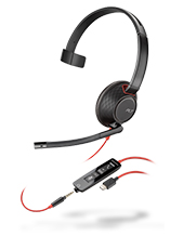 Plantronics Blackwire C5210 Mono USB-C Headset 3.5 mm Plug