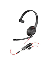 Plantronics Blackwire C5210 UC Mono USB-C & 3.5mm Corded Headset