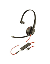 Plantronics Blackwire C3215 UC Mono USB-C & 3.5mm Corded Headset