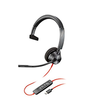 Poly/Plantronics Blackwire 3310-M UC Mono USB-C Corded Headset