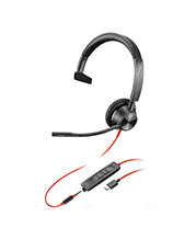Poly/Plantronics Blackwire 3315-M UC Mono USB-C Corded Headset