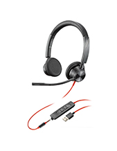 Poly/Plantronics Blackwire 3325-M UC Stereo USB-A Corded Headset (214016-01)