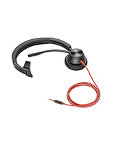 Poly/Plantronics Spare Blackwire 3315T Wired Mono Headset with 3.5mm Connection (216898-01)