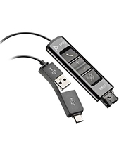 Poly DA85 QD to USB-A & C Smart Digital Adapter Cable W Call Controls