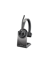 Poly Voyager 4310 UC, V4310 Monaural w/ BT700 USB-A, Charging Stand, BT Wireless Headset