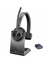 Poly Voyager 4310 UC, V4310 Mono w/ BT700 USB-C, Stand, BT Wireless Headset – MS Certified