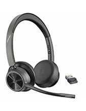 Poly Voyager 4320 UC, V4320 Binaural w/ BT700 USB-A, BT Wireless Headset – MS Certified Poly Voyager 4320 UC, V4320 Binaural w/ BT700 USB-A, BT Wireless Headset – MS Certified