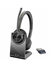 Poly Voyager 4320 UC, V4320 Binaural w/ BT700 USB-A, Charging Stand, BT Wireless Headset Poly Voyager 4320 UC, V4320 Binaural w/ BT700 USB-A, Charging Stand, BT Wireless Headset