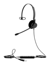 Jabra Biz 2300 MS Mono USB-A Corded Headset (2393-823-109)