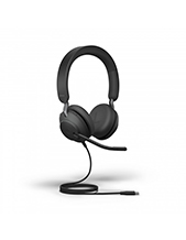 Jabra Evolve2 40 USB-C, UC Stereo Headset, Black (24089-989-899)