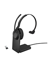 Jabra Evolve2 55 UC Bluetooth Mono Wireless Bluetooth Headset with USB-A Adapter and Charging Stand (25599-889-989) Jabra Evolve2 55 UC Bluetooth Mono Wireless Bluetooth Headset with USB-A Adapter and Charging Stand (25599-889-989)