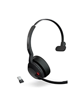 Jabra Evolve2 55 UC Bluetooth Mono Wireless Bluetooth Headset with USB-A Adapter (25599-889-999)