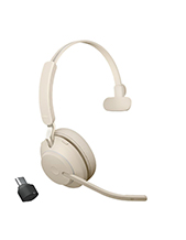 Jabra Evolve2 65, Link380c USB-C UC Mono Headset, Beige (26599-889-898)