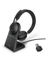 Jabra Evolve2 65 UC Mono Wireless Bluetooth Headset with Charging Stand USB-A (26599-889-989)