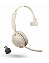 Jabra Evolve2 65, Link380c USB-C MS Mono Headset, Beige (26599-899-898)