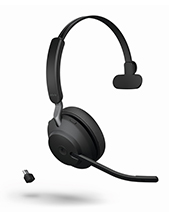 Jabra Evolve2 65, Link380c USB-C MS Mono Headset, Black (26599-899-899)