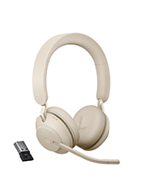 Jabra Evolve2 65, Link380a USB-A UC Stereo Headset, Beige (26599-989-998)