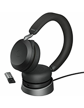 Jabra Evolve2 75 UC USB-A Bluetooth Headset with Charging Stand