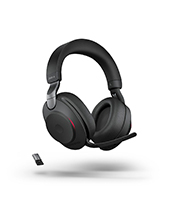Jabra Evolve2 85, Link380a USB-A UC Stereo Headset, Black (28599-989-999)