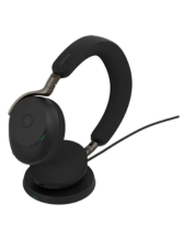 Jabra Evolve3 75 MS Wireless Bluetooth ANC Headset with Wireless Charging Pad (37599-999-989)