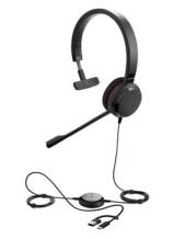 Jabra Evolve 20 SE UC Stereo USB-C/A Corded Headset (4999-829-469)