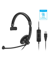 Sennheiser SC 40 USB MS BLACK Wired Headset (506498)