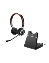 Jabra EVOLVE 65 UC Stereo Headset with Charging Stand (6599-823-499)