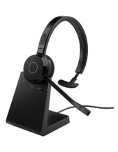 Jabra Evolve 65 TE MS Mono Wireless Headset with Charge Stand (6693-833-399)