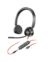 HP Poly/Plantronics Blackwire BW3325-M USB-C Wired Binaural Headset HP Poly/Plantronics Blackwire BW3325-M USB-C Wired Binaural Headset