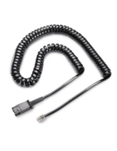 Poly U10P-S Coiled QD Cable to Male Modular Plug for Cisco 7911/7912 (784S0AA)