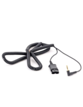 Poly QD to 2.5mm Coiled Cable 10 Foot (85Q32AA)