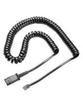 Poly Vista U10 QD to Modular Plug Coiled Cable M12/M22 (85R38AA)