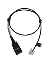 Jabra Quick Disconnect to Modular RJ-45 Straight Bottom Cord, 0.5 Meter (8800-00-94) Jabra Quick Disconnect to Modular RJ-45 Straight Bottom Cord, 0.5 Meter (8800-00-94)