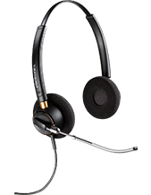 Plantronics HW520 EncorePro OTH Wideband Binaural Noise-Cancelling Headset (89434-11)