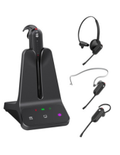 Yealink WH63-E2 Microsoft Teams DECT Wireless Convertible Headset with Base (WH63-E2-MS)