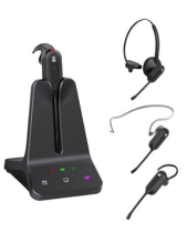 Yealink WH63 UC DECT Wireless Convertible Headset (WH63-E2-UC)