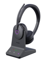 Yealink WH68 Microsoft Teams DECT Bluetooth Wireless Headset with Charging Base (WH68-MS)