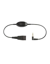 Jabra Cord - QD to 3.5mm w/PTT 0.5m Straight (8735-019) Jabra Cord - QD to 3.5mm w/PTT 0.5m Straight (8735-019)