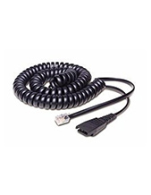 Jabra Headset Cord - QD to RJ9 2m Curly (8800-01-01) Jabra Headset Cord - QD to RJ9 2m Curly (8800-01-01)