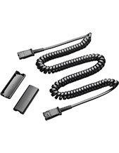 Plantronics 10 inch Extension Cable for H-Series QD-to-QD Standard Weight (40703-01) Plantronics 10 inch Extension Cable for H-Series QD-to-QD Standard Weight (40703-01)